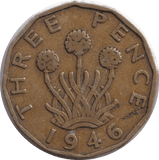 1946 THREEPENCE ( VF ) - THREEPENCE - Cambridgeshire Coins