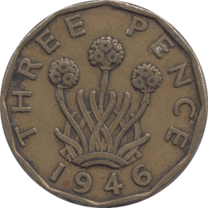 1946 THREEPENCE ( VF ) - Threepence - Cambridgeshire Coins