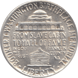 1946 USA BOOKER T WASHINGTON HALF DOLLAR - WORLD COINS - Cambridgeshire Coins