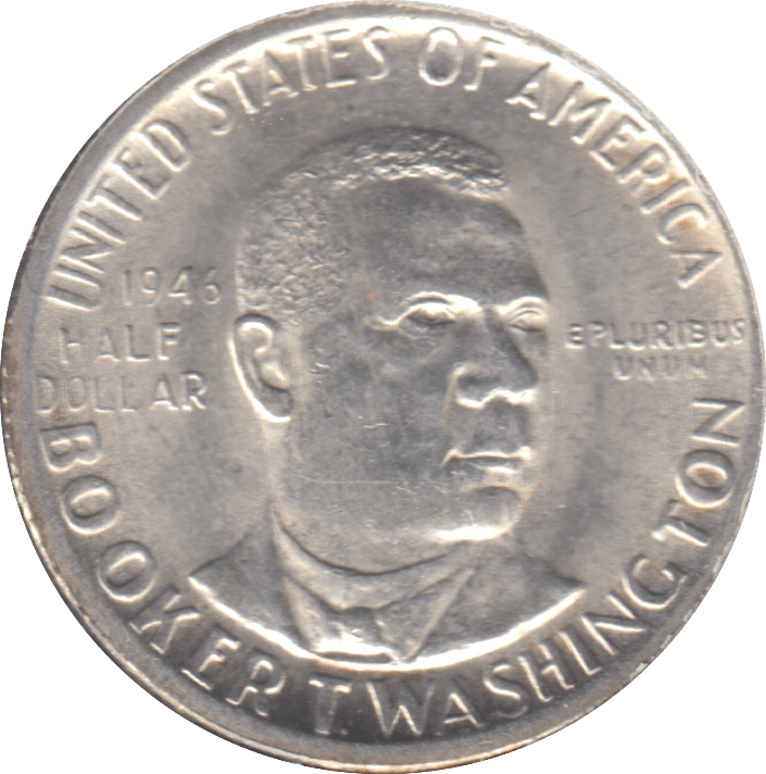 1946 USA BOOKER T WASHINGTON HALF DOLLAR - WORLD COINS - Cambridgeshire Coins
