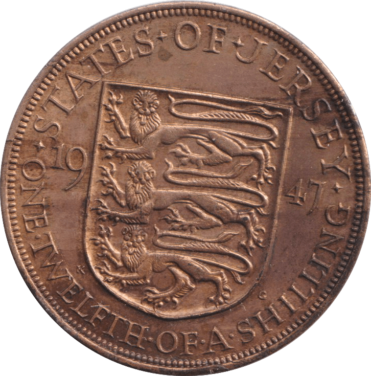 1947 1/12 SHILLING - PENNY - Cambridgeshire Coins