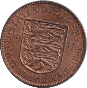 1947 1/24 SHILLING - PENNY - Cambridgeshire Coins