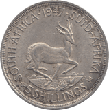 1947 5 SHILLINGS SOUTH AFRICA - WORLD COINS - Cambridgeshire Coins