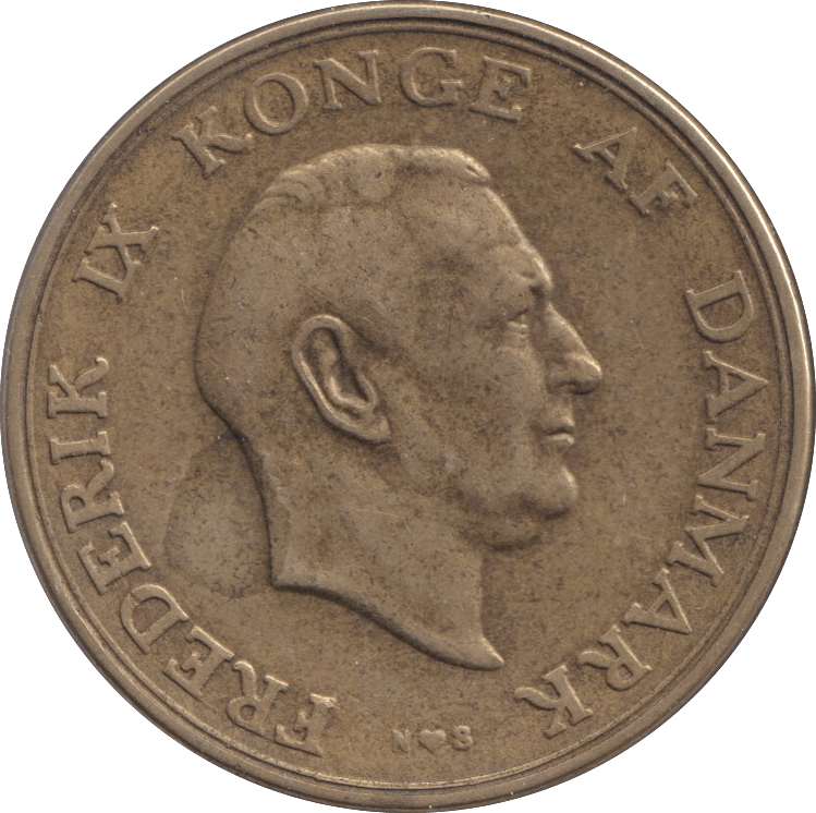 1947 DANISH 2 KRONER - Silver Proof - Cambridgeshire Coins