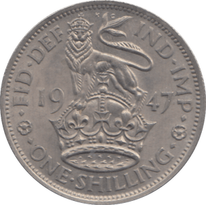 1947 ENGLISH SHILLING ( UNC ) - SHILLING - Cambridgeshire Coins