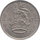 1947 ENGLISH SHILLING ( UNC ) - SHILLING - Cambridgeshire Coins