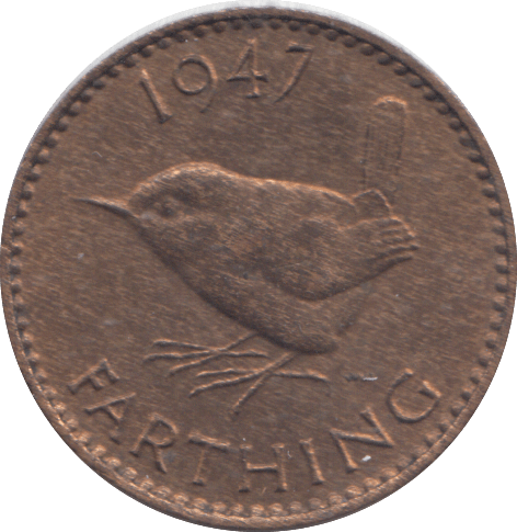 1947 FARTHING ( AUNC ) - FARTHING - Cambridgeshire Coins