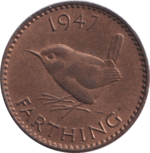 1947 FARTHING ( UNC ) - FARTHING - Cambridgeshire Coins
