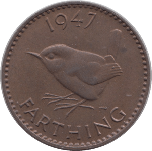 1947 FARTHING ( UNC ) - Farthing - Cambridgeshire Coins