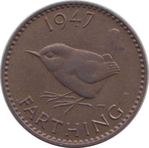 1947 FARTHING ( UNC ) - Farthing - Cambridgeshire Coins