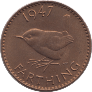 1947 FARTHING ( UNC ) - Farthing - Cambridgeshire Coins
