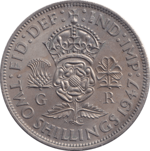 1947 FLORIN ( UNC ) - FLORIN - Cambridgeshire Coins