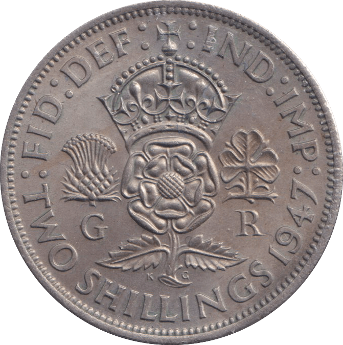 1947 FLORIN ( UNC ) - FLORIN - Cambridgeshire Coins