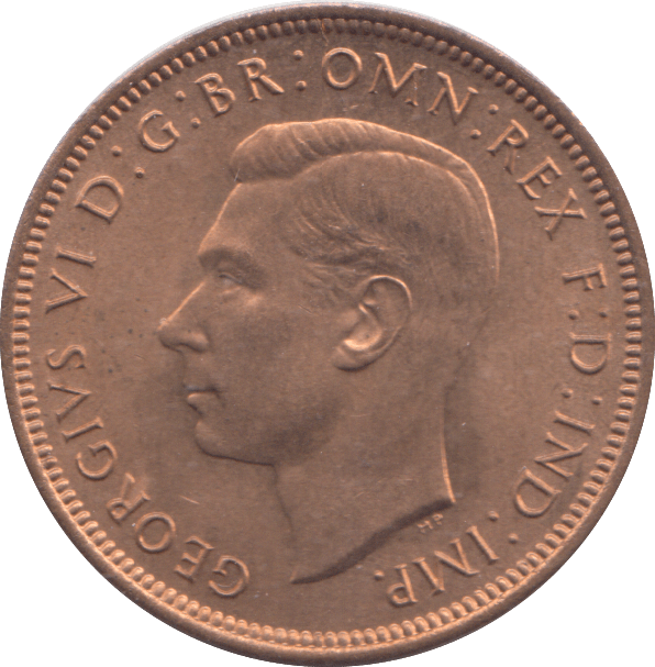 1947 HALF PENNY ( UNC ) - HALFPENNY - Cambridgeshire Coins