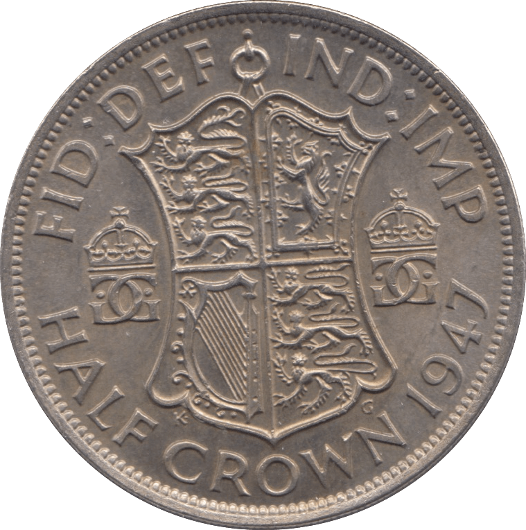 1947 HALFCROWN ( UNC ) - Halfcrown - Cambridgeshire Coins