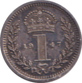 1947 MAUNDY ONE PENNY ( UNC ) 1 - MAUNDY ONE PENNY - Cambridgeshire Coins