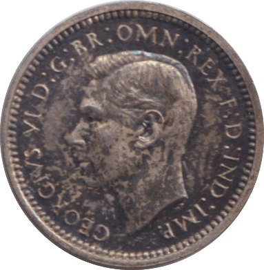 1947 MAUNDY THREEPENCE ( UNC ) 1 - MAUNDY THREEPENCE - Cambridgeshire Coins