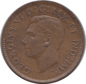 1947 ONE CENT CANADA - WORLD COINS - Cambridgeshire Coins