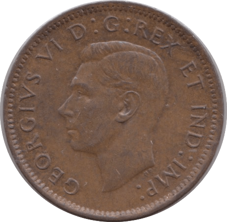 1947 ONE CENT CANADA - WORLD COINS - Cambridgeshire Coins