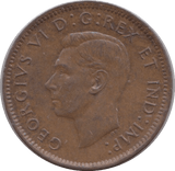 1947 ONE CENT CANADA - WORLD COINS - Cambridgeshire Coins