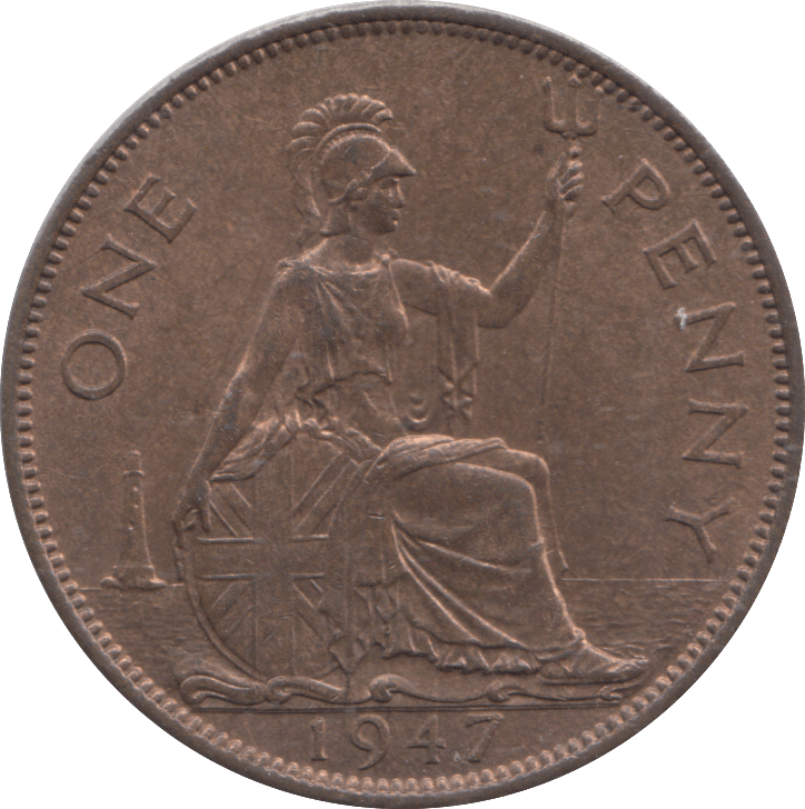 1947 PENNY ( AUNC ) - PENNY - Cambridgeshire Coins