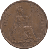 1947 PENNY BRITANNIA ( AUNC ) - PENNY - Cambridgeshire Coins