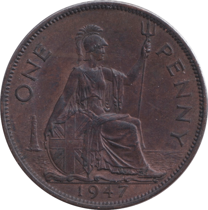 1947 PENNY ( UNC ) - PENNY - Cambridgeshire Coins