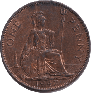 1947 PENNY ( UNC ) - PENNY - Cambridgeshire Coins