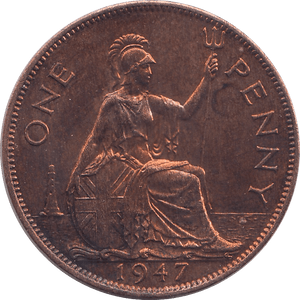 1947 PENNY ( UNC ) - Penny - Cambridgeshire Coins