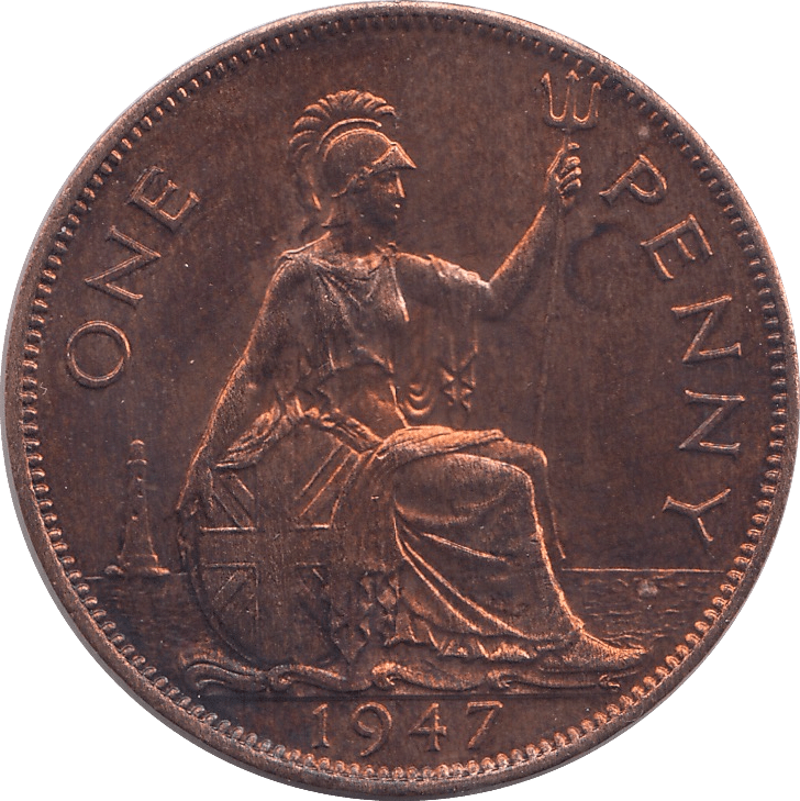1947 PENNY ( UNC ) - Penny - Cambridgeshire Coins