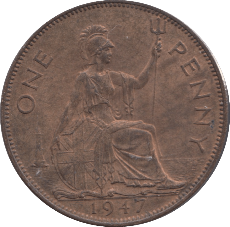 1947 PENNY ( UNC ) - PENNY - Cambridgeshire Coins
