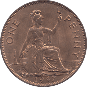 1947 PENNY ( UNC ) - PENNY - Cambridgeshire Coins