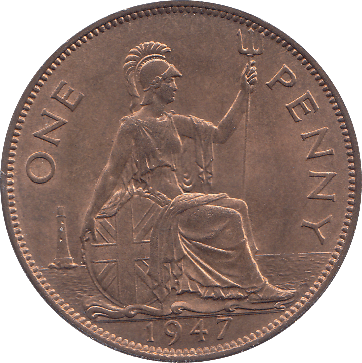 1947 PENNY ( UNC ) - PENNY - Cambridgeshire Coins
