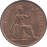 1947 PENNY ( UNC ) - PENNY - Cambridgeshire Coins