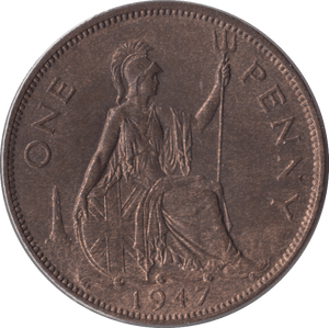 1947 PENNY ( UNC ) - Penny - Cambridgeshire Coins