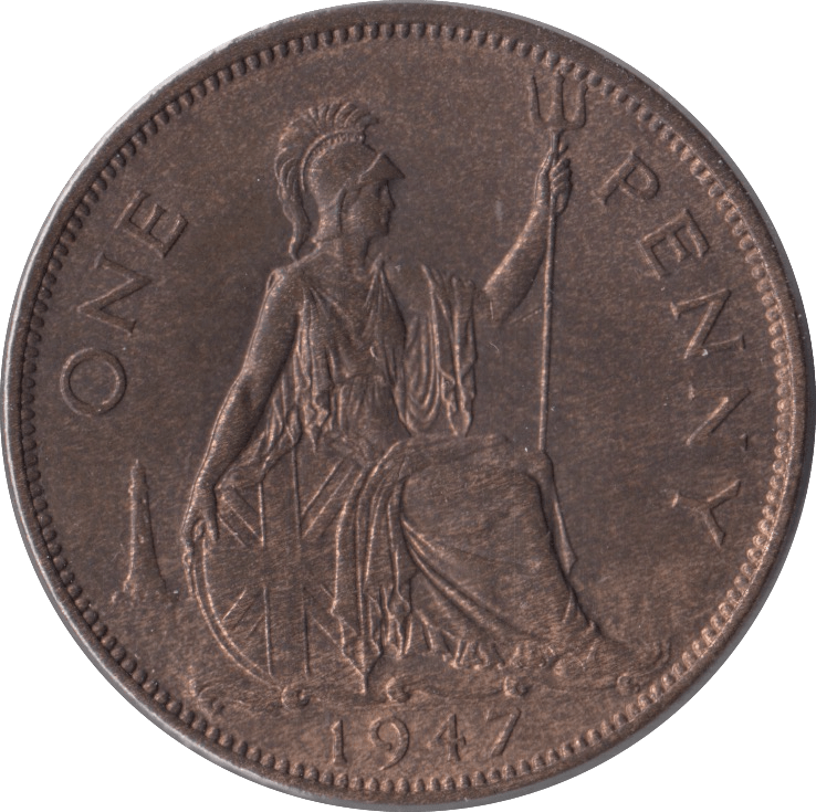 1947 PENNY ( UNC ) - Penny - Cambridgeshire Coins