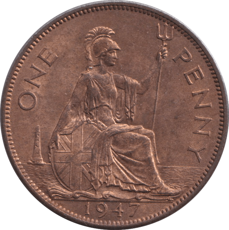 1947 PENNY ( UNC ) - WORLD COINS - Cambridgeshire Coins
