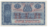 1947 £1 THE BRITISH LINEN BANK REF SCOT 82 - £1 BANKNOTE - Cambridgeshire Coins