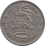 1947 SHILLING ( AUNC ) - SHILLING - Cambridgeshire Coins
