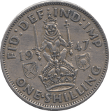 1947 SHILLING ( AUNC ) - SHILLING - Cambridgeshire Coins