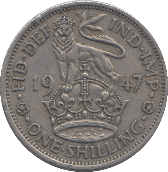 1947 SHILLING ( EF ) - SHILLING - Cambridgeshire Coins