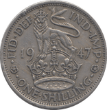 1947 SHILLING ( EF ) - SHILLING - Cambridgeshire Coins