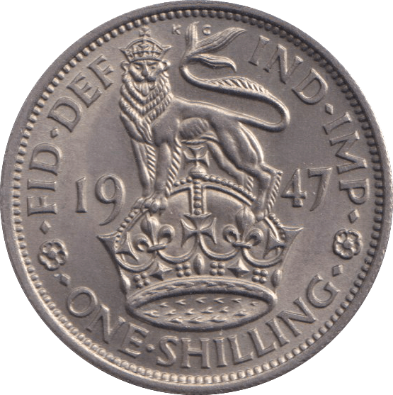 1947 SHILLING ( UNC ) - SHILLING - Cambridgeshire Coins