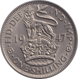 1947 SHILLING ( UNC ) - SHILLING - Cambridgeshire Coins