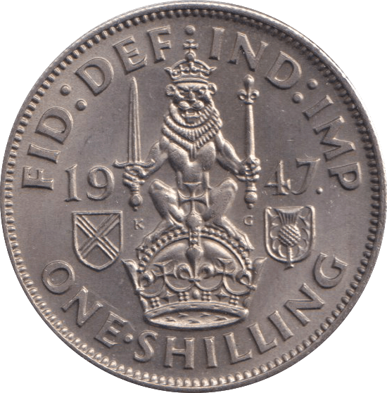 1947 SHILLING ( UNC ) - SHILLING - Cambridgeshire Coins
