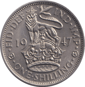 1947 SHILLING ( UNC ) - SHILLING - Cambridgeshire Coins