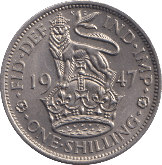 1947 SHILLING ( UNC ) - SHILLING - Cambridgeshire Coins