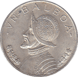 1947 SILVER BALBOA PANAMA - SILVER WORLD COINS - Cambridgeshire Coins