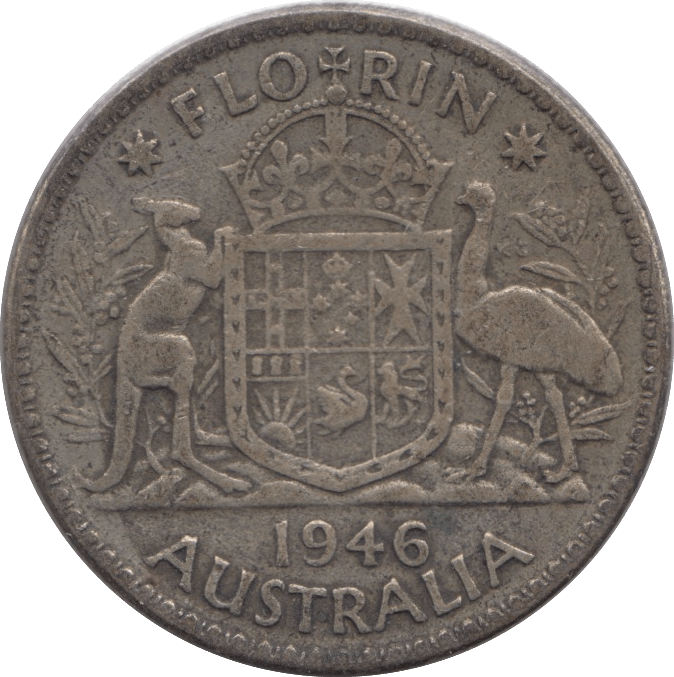 1947 SILVER FLORIN AUSTRALIA - SILVER WORLD COINS - Cambridgeshire Coins
