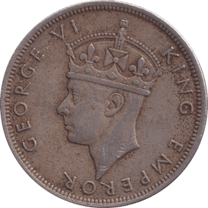1947 SILVER HALF CROWN RHODESIA - SILVER WORLD COINS - Cambridgeshire Coins